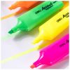 Textmarker fluorescent DELI Accent S621, 4 buc/set