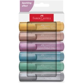 Textmarker FABER-CASTELL 2024 Sparkling, 6 buc/set, FC254676