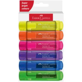 Textmarker neon FABER-CASTELL 1546, 6 buc/set