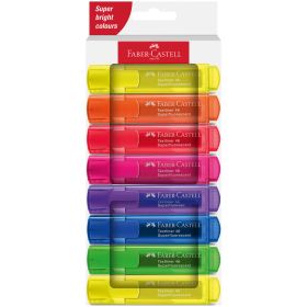 Textmarker neon FABER-CASTELL 1546, 8 buc/set