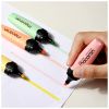 Textmarker pastel DELI Macaron, 4 buc/set