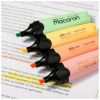 Textmarker pastel DELI Macaron, 4 buc/set