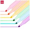 Textmarker pastel DELI Macaron Mi You, 6 buc/set