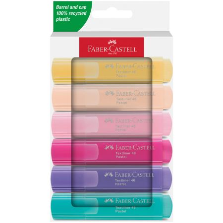 Evidentiatoare pastel FABER-CASTELL 2024, 6 buc/set