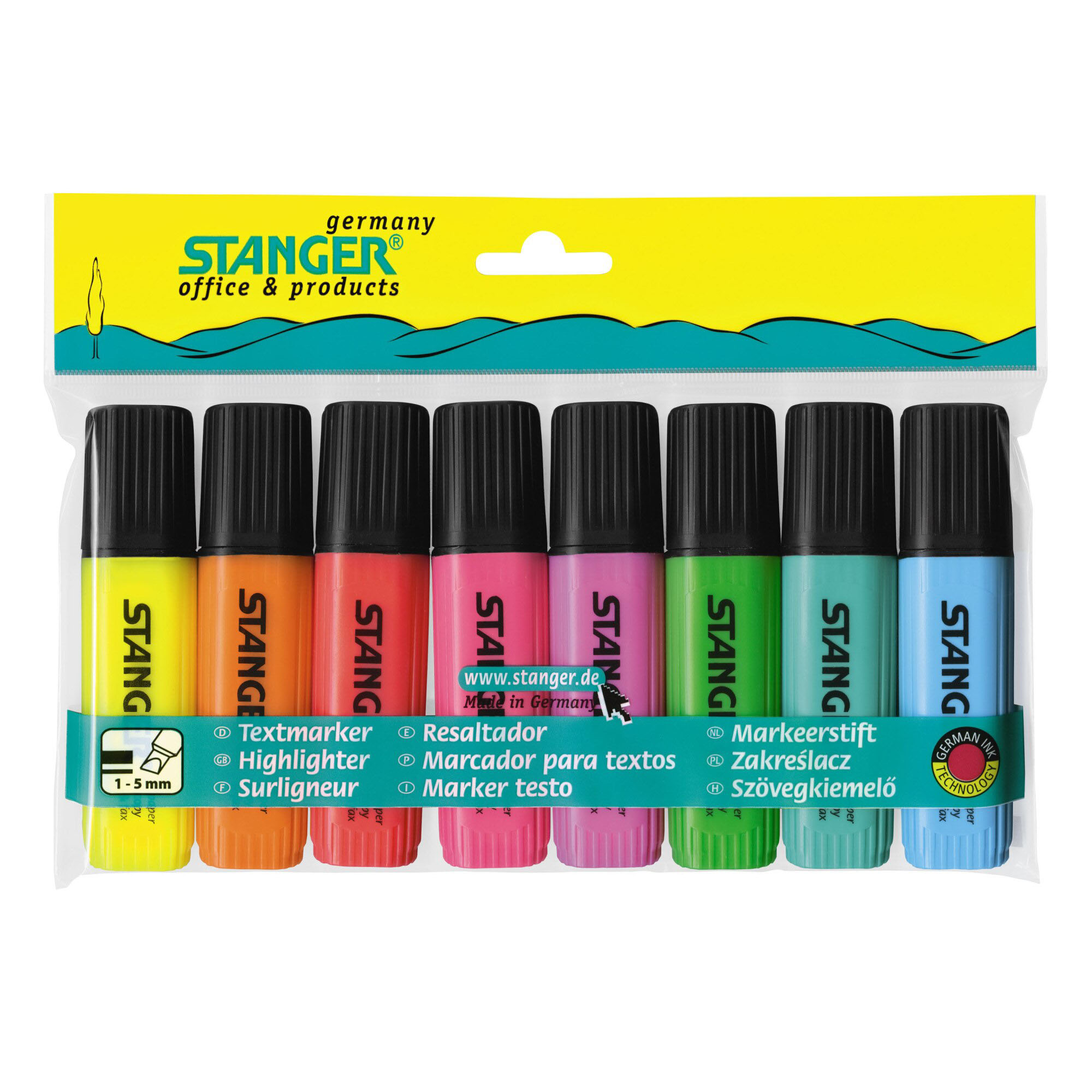 Textar Marker Textmarker STANGER 8 buc/set - Office Direct