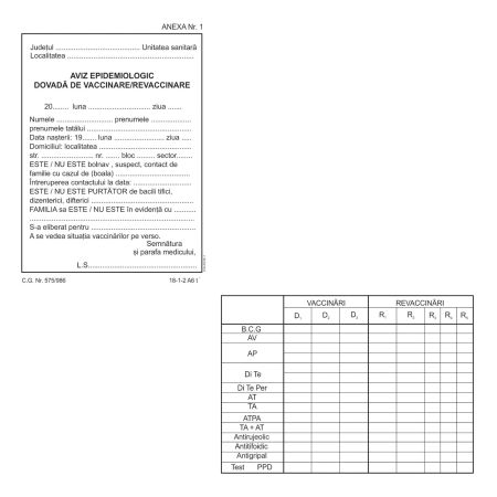 Aviz epidemiologic A6