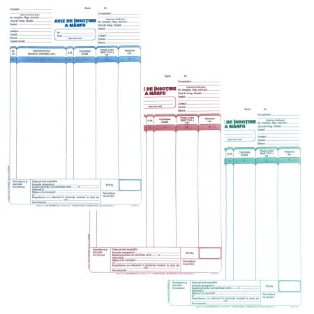 Aviz expeditie marfa autocopiativ A4, 2 exemplare XPRIME