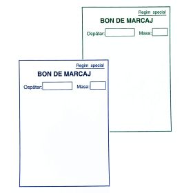 Bon de marcaj autocopiativ A7, 2 exemplare