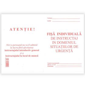 Carnet situatii urgenta A5
