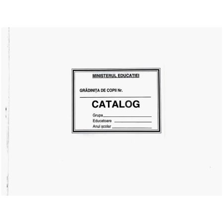Catalog pentru gradinita A4