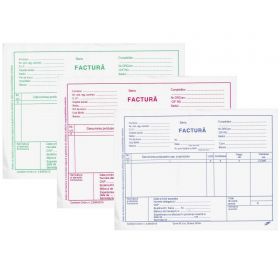 Facturier autocopiativ fara TVA, A5, 3 exemplare