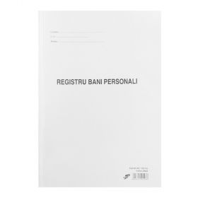 Registru bani personali, A4, nenumerotat