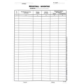 Registru inventar A4, capsat, XPRIME