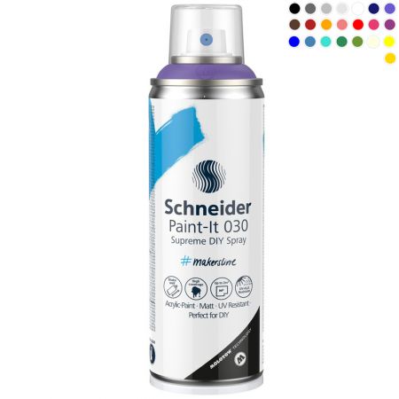 Vopsea acrilica spray SCHNEIDER Paint-It 030, 200 ml