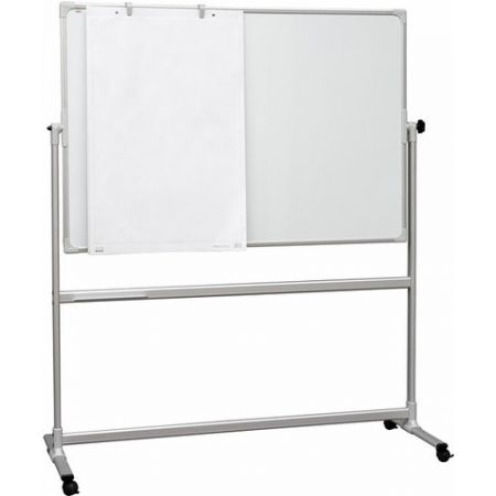 Whiteboard mobil multifunctional 2x3, 90x120 cm