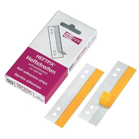 Veloflex Heftfix Boekjes – DIN A4, 292 Mm, Zelfklevend, Transparant, 10 Stuks Per Verpakking
