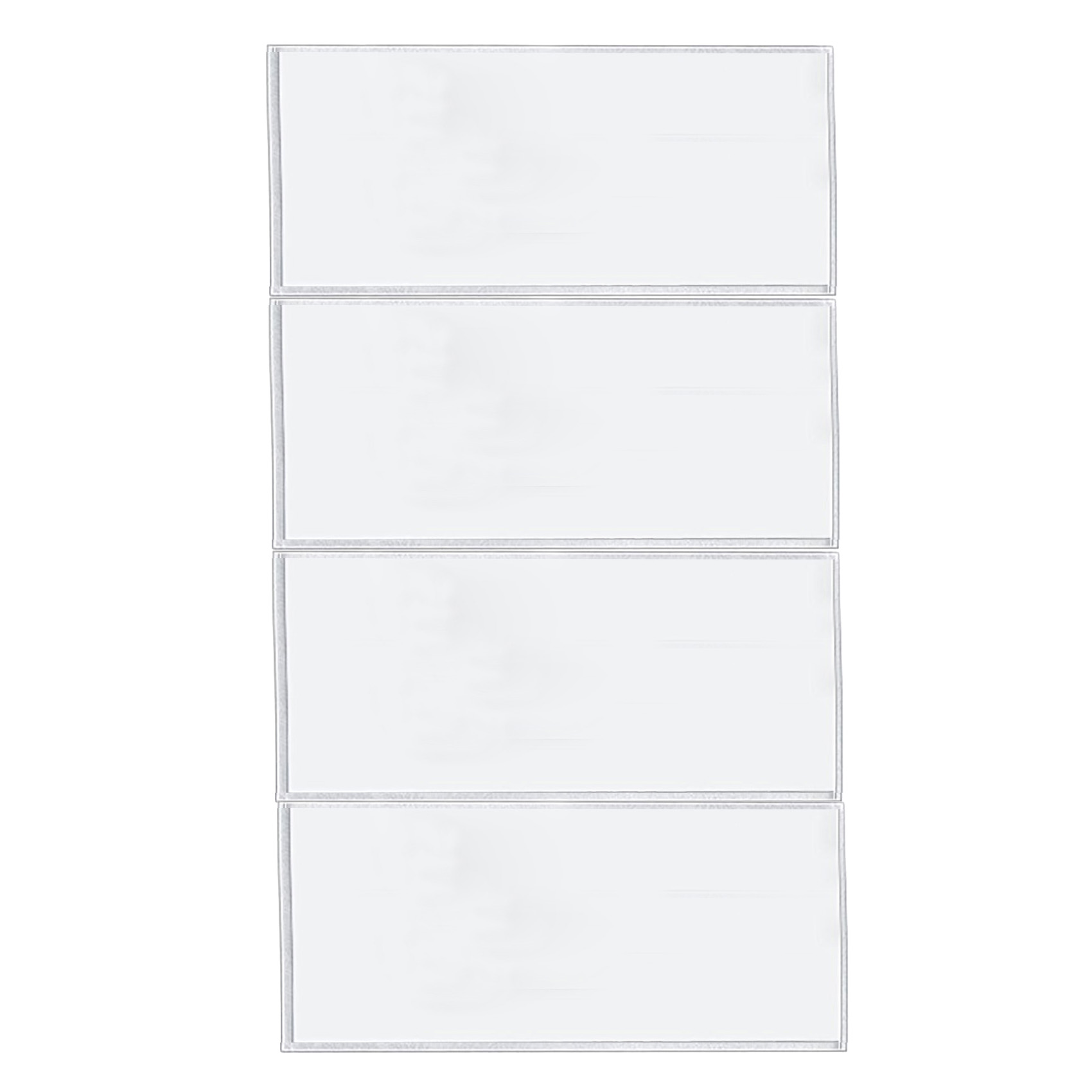 Veloflex 2206000 - Beschriftungsfenster VELOCOLL DIN A6, Sichttaschen, Sichthüllen, 105 x 148 mm