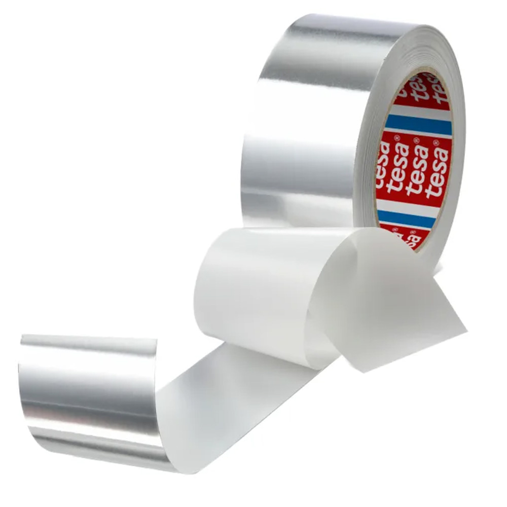 Banda adeziva aluminiu TESA 50524, 50 mm x 50 m | Office Direct