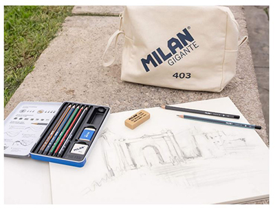 Bloc A3, hartie 200 g/mp MILAN Gigante, 50 file -