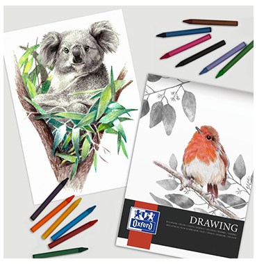 Bloc schite A3, 160 g/mp, OXFORD Drawing, 40 file
