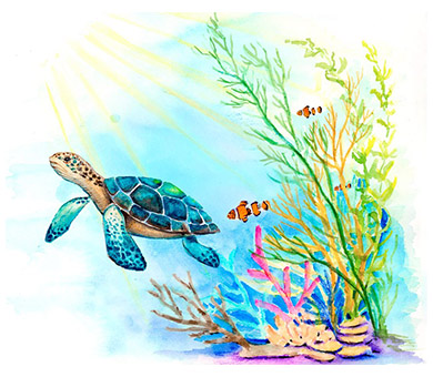 Creioane acuarabile FABER-CASTELL Goldfaber Aqua Underwater Treasures, 24 buc/set Creioane acuarabile FABER-CASTELL Goldfaber Aqua Underwater Treasures, 24 buc/set