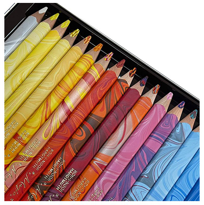 Creioane colorate multicolore KOH-I-NOOR Magic 3 in 1 Jumbo, 24 buc/set