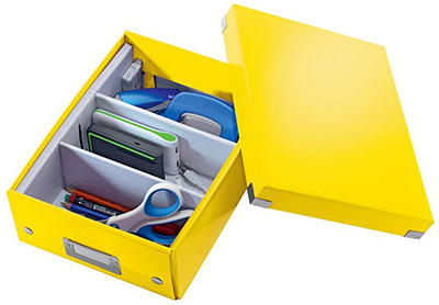 Cutie depozitare mica 220 x 100 x 280 mm, LEITZ WOW Click and Store Organizer 6057