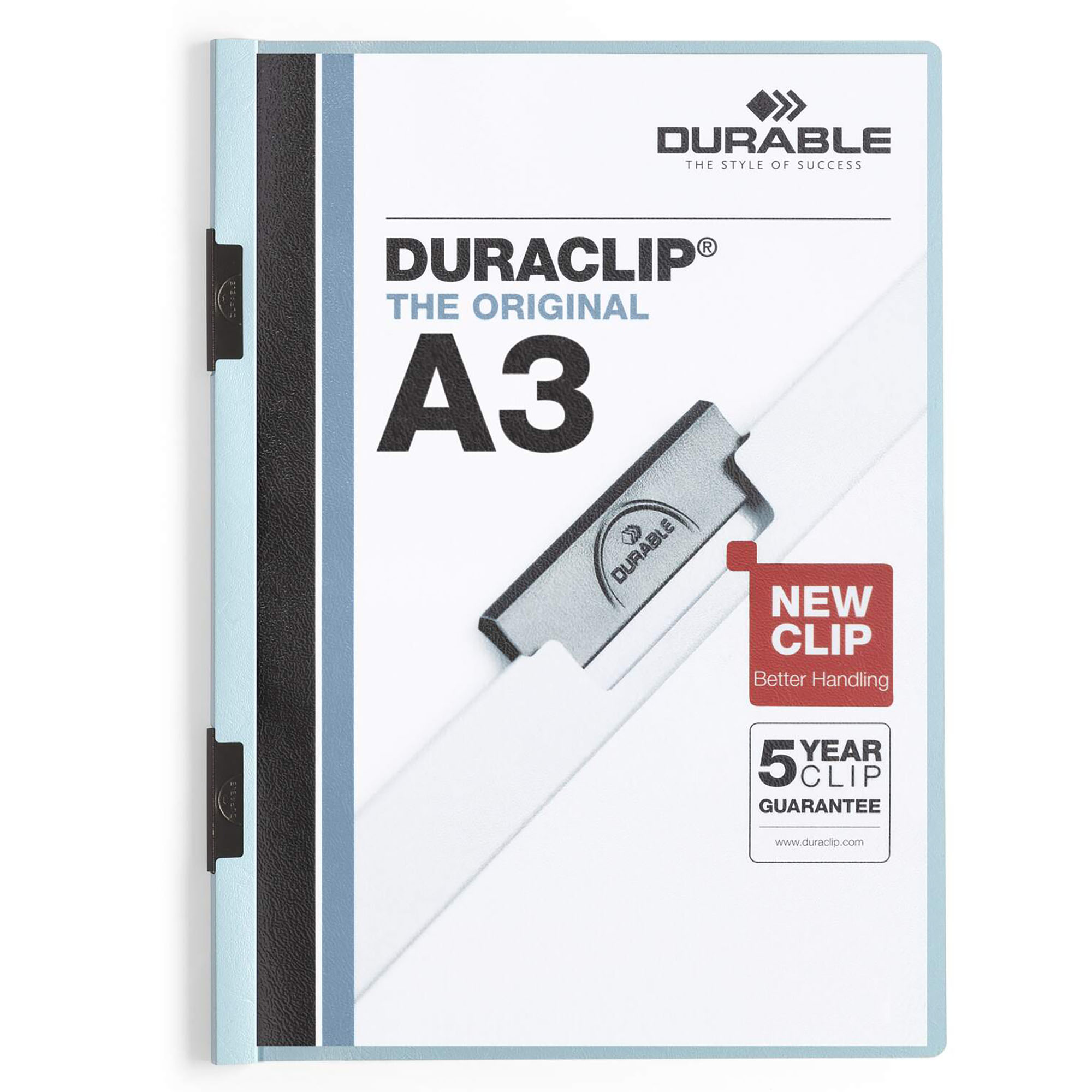 Dosar plastic A3 cu clema pivotanta pentru 60 coli, DURABLE