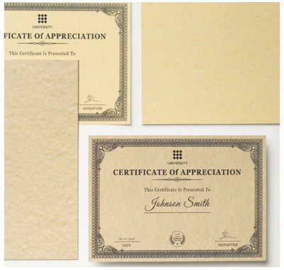 Hartie caligrafie A4 FAVINI Calligraphy Pergamena, 90 g/mp, 50 coli/top