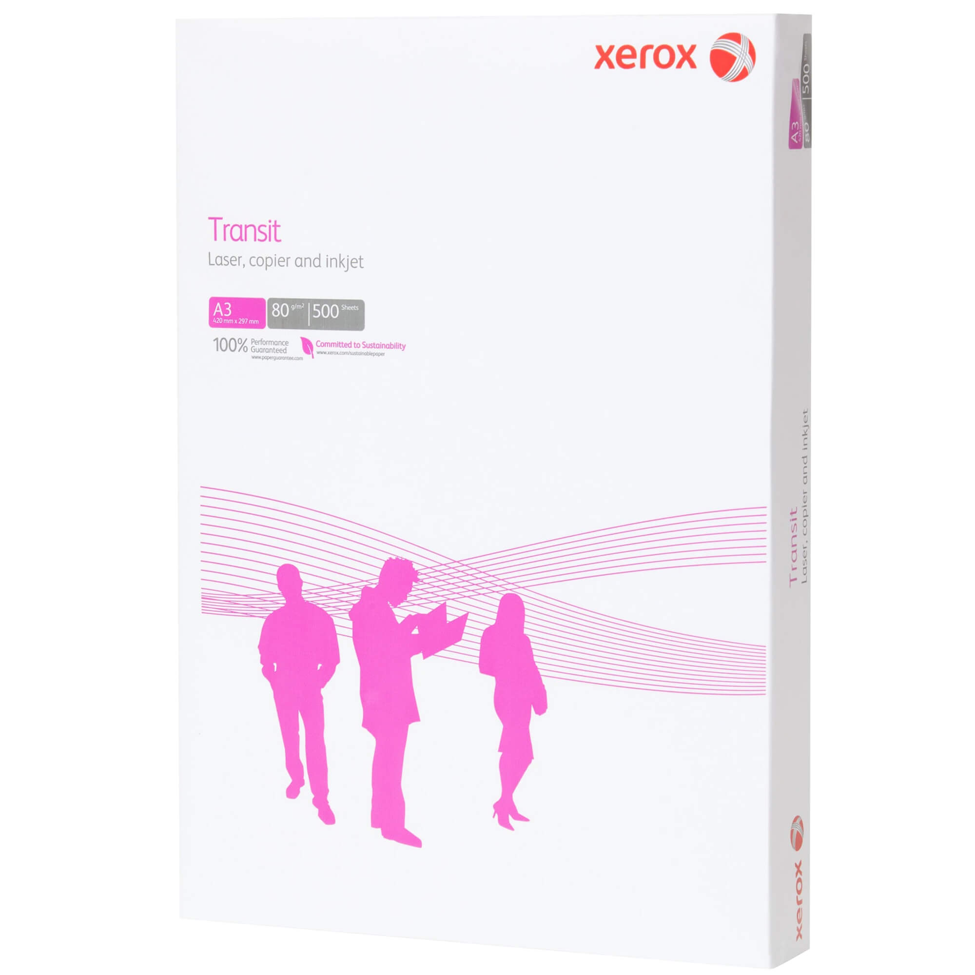 Hartie copiator A3,XEROX Transit, 80 g/mp - Produse hartie