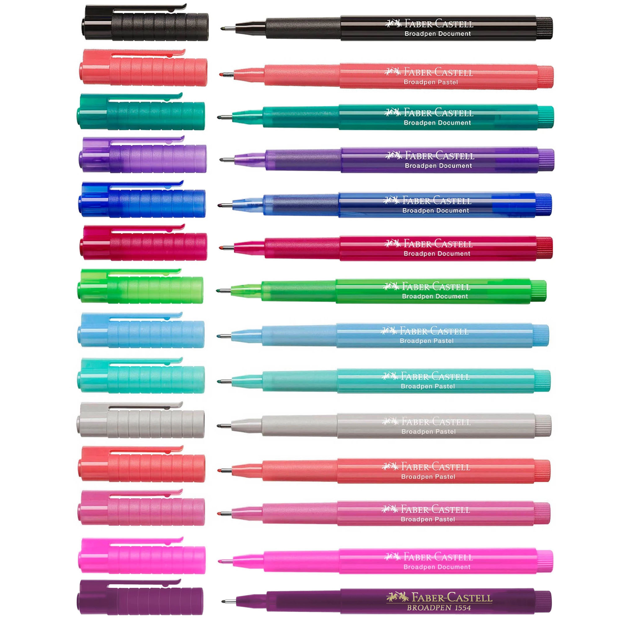 Liner 0.8 mm Faber-Castell Broadpen - Office Direct