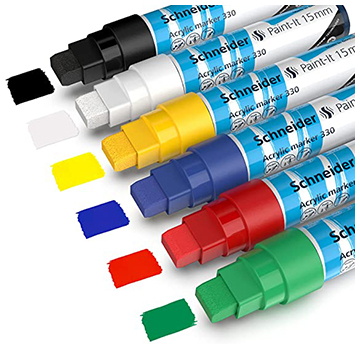 Marker cu vopsea acrilica 15 mm SCHNEIDER Paint-It 330 Marker cu vopsea acrilica 15 mm SCHNEIDER Paint-It 330
