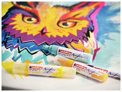 Marker pictura acril, 5-10 mm EDDING 5100 Acrylic