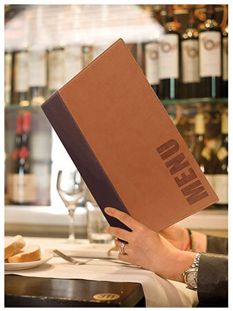 Coperta meniu restaurant, A4 folii, SECURIT Trendy 