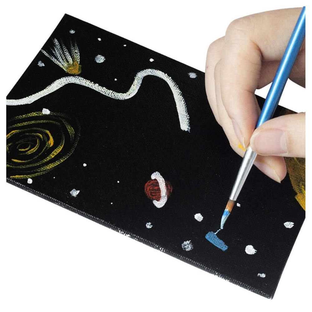 Panza pictura pe carton, bumbac 280 g, 18x24 cm, neagra, PHOENIX