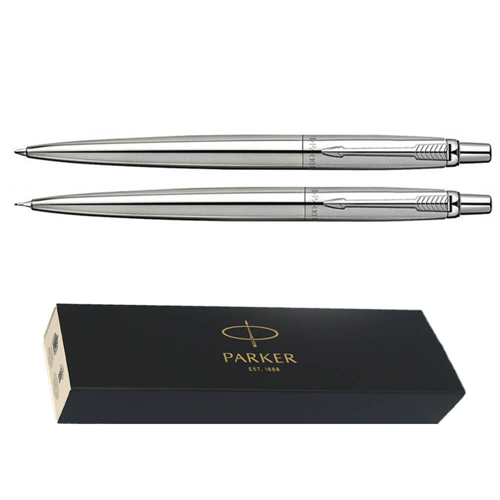 Set cadou pix si creion PARKER Jotter Royal Stainless Steel