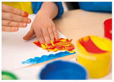 Culori pictura cu degete GIOTTO Be-be, 3 buc/set