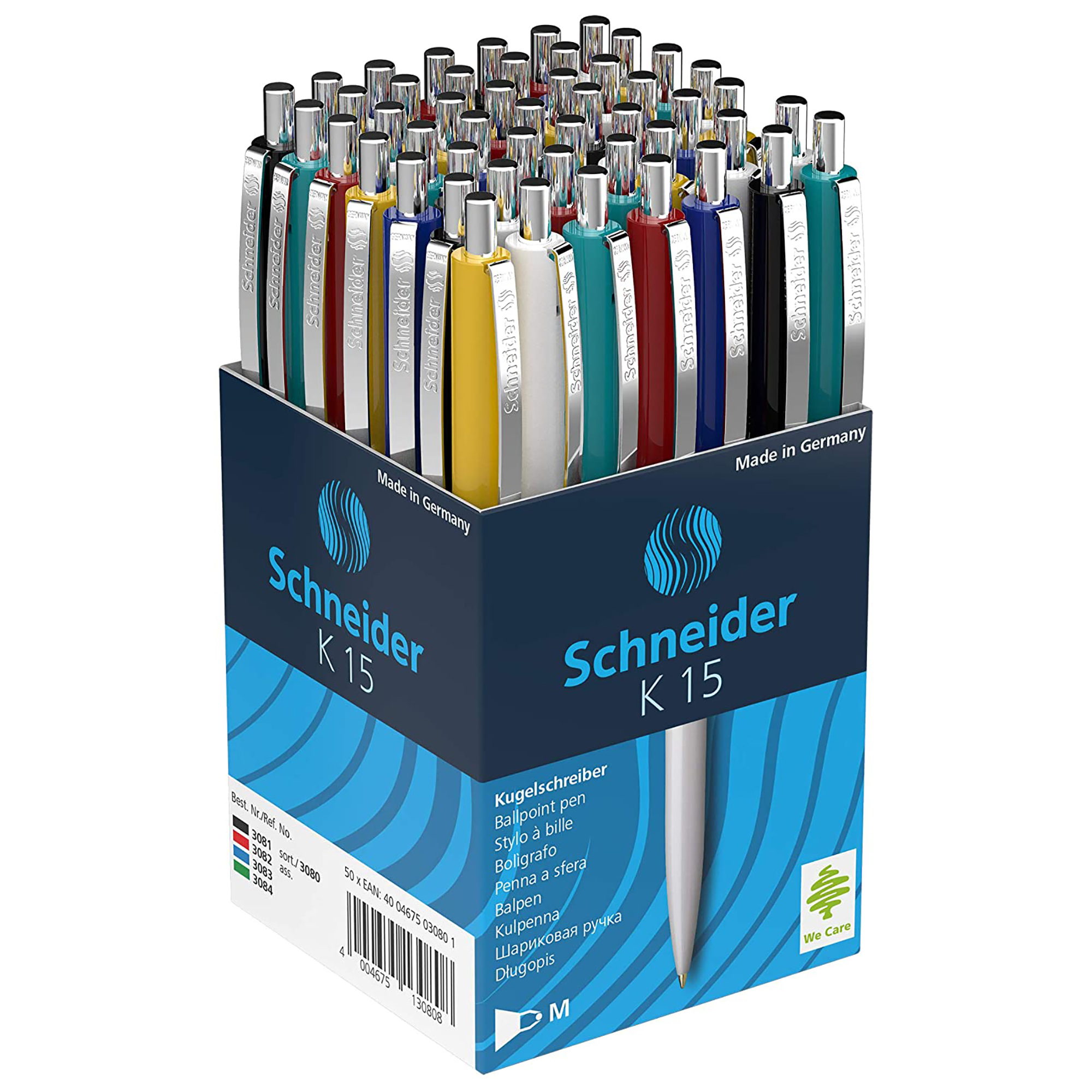 Pixuri personalizabile SCHNEIDER K15, 50 buc/set - Office Direct