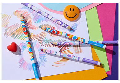 Creion multicolor FABER-CASTELL Jumbo Creion multicolor FABER-CASTELL Jumbo