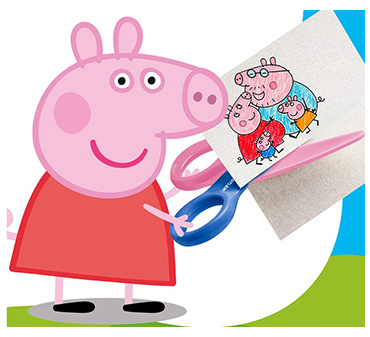 Foarfeca plastic 11 cm STAEDTLER Noris Junior Peppa Pig Foarfeca plastic 11 cm STAEDTLER Noris Junior Peppa Pig