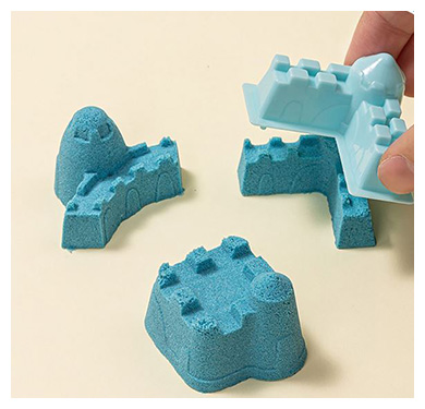 Nisip kinetic colorat DELI, 500 g Nisip kinetic colorat DELI, 500 g