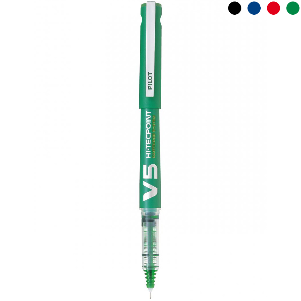 Roller cu rezerva cerneala, 0.5 mm, PILOT V5 Hi-Tecpoint | Office