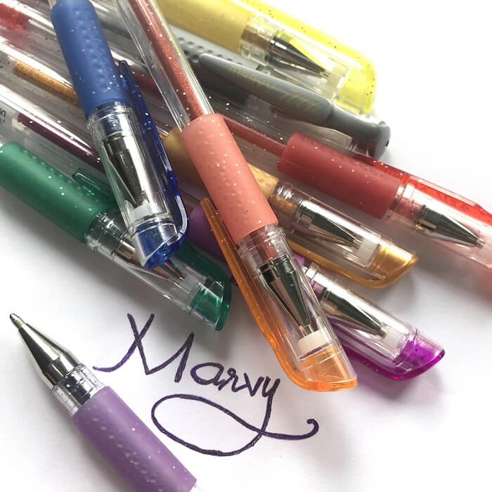 Roller cu sclipici, 0.7 mm, MARVY 700 G Glitter