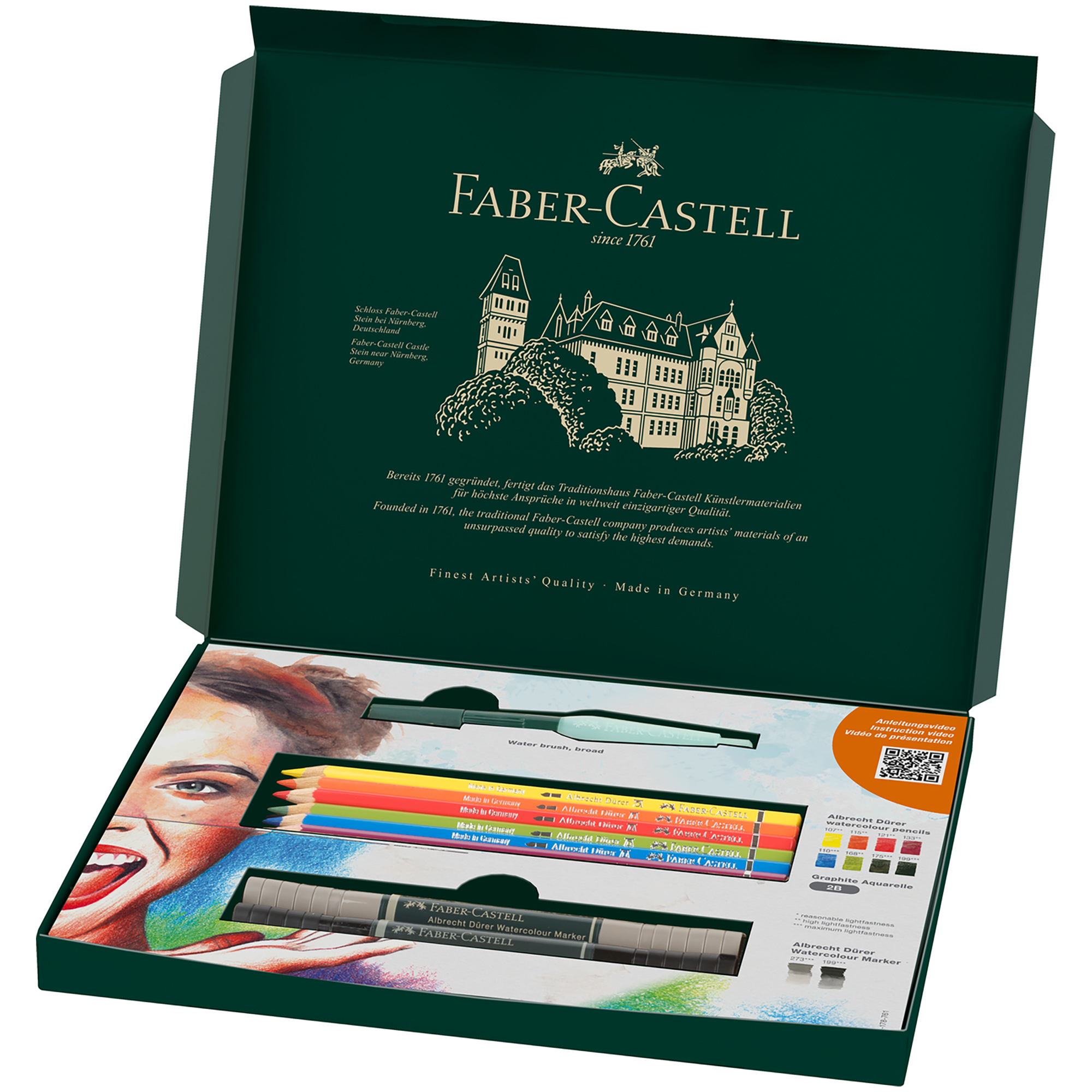 ビオドラガ DOUCEUR DURER COFFRET Set desen FABER-CASTELL Albrecht Durer Discovery, 12 piese/cutie